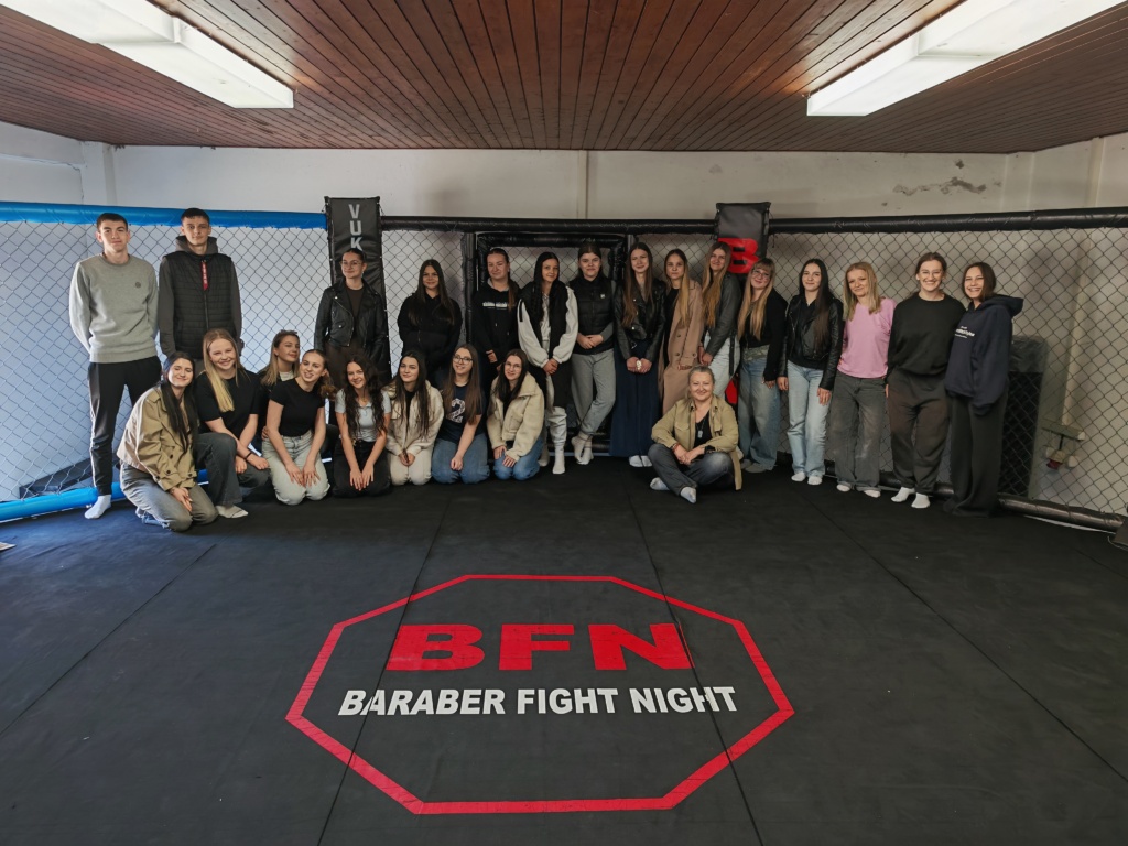 SPORTSKI MENADŽMENT I PODUZETNIŠTVO U PRAKSI – UČENICI NA TERENSKOJ NASTAVI U SAMBO I MMA KLUBU BELIŠĆE